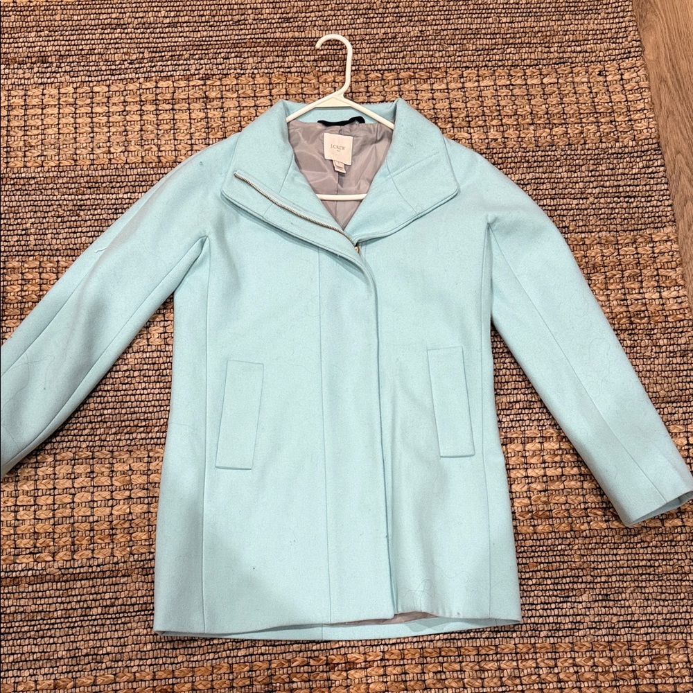 J. Crew Women's Coat in Soft Blue